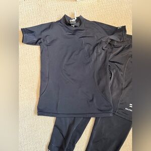 Balenciaga short sleeve athletic shirt and leggings